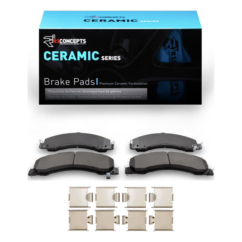 Dodge Ram 4500 Brake Pads - Front + Rear - R1 Concepts - Ceramic - `08-`25